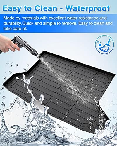 Cartist Cargo Liner Fits for Honda HR-V HRV 2016-2022 FWD Models All Weather Trunk Mat HRV Accessories Heavy Duty Waterproof Black - size: 1)Honda HR-V HRV 2016-2022 FWD