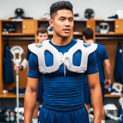 Cannon Sports Shoulder Injury Pad - Under Shoulder Pad Protection for Football Hockey Lacrosse - Injury Prevention & Support - Spider Football Pads - Youth Large & Adult Size Shoulder Pads
