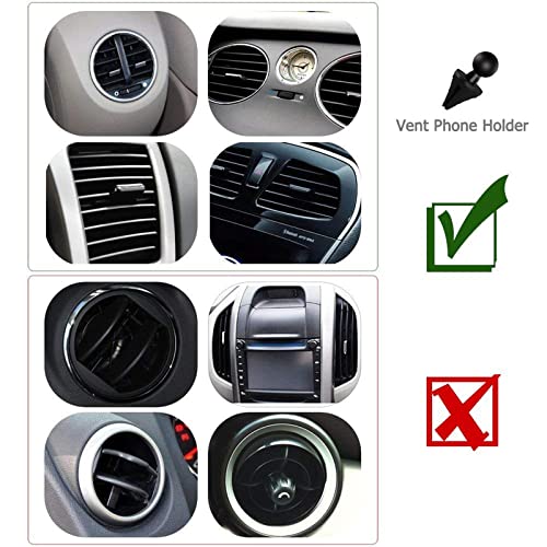 Vansky Car Phone Holder Mount, 3-in-1 Universal Cell Phone Holder Car Air Vent Holder Dashboard Mount Windshield Mount Fit for iPhone 17 16 15 14 13 Pro Max, Samsung S24 S23 LG Sony and More