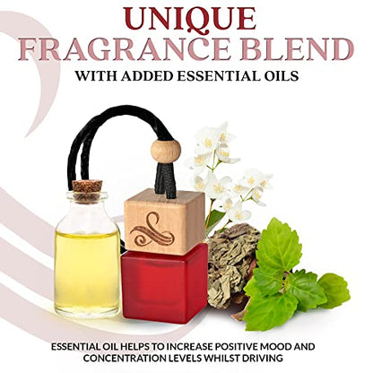 Inspired by YSB Opi.um Car Air Freshener for Women | Long Lasting Luxury Diffuser | Car Scent Perfume | Vent Clip Auto Air Freshener | Odour Eliminator Technology | Diffuser Scents 8ml