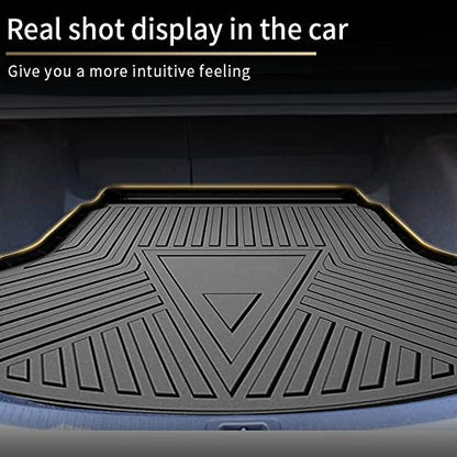 Upgrade Corolla Cross SUV Cargo Liner | Custom Fit Trunk Mat Compatible with 2022 2023 2024 2025 Toyota Corolla Cross (FWD Models Only) | All Weather TPE Cargo Mat for Corolla Cross - style: 2022-2025 | For Toyota Corolla Cross Cargo Mat