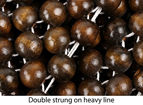 Natural Wood Beaded Seat Cover Massaging Cooling Cushion for Car Truck. Keeps The Back from Getting Sweaty While Driving. Makes Driving More Bearable and Less Painful On Long Trips - size: Everyday Vechicles (Pickup, Suv, Sedan, Mpv)