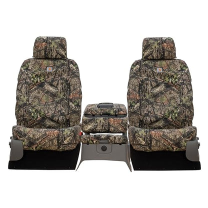 Covercraft Mossy Oak Camo Carhartt SeatSaver Custom Seat Covers | Fits 2024-2025 Toyota Tacoma (Excludes Hybrid) | 2nd Row 60/40 Bench Seat, Break-Up Country