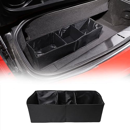 Sekhyna Large Trunk Organizer Compatible with Corvette C7 Stingray 2014-2019,Large-Capacity Collapsible Storage Bag Keeps Your Trunk Clean and Tidy