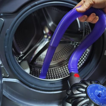 Dryer Vent Cleaner Kit for Dyson V15 V15s V12 V11 V10 V8 V7 Gen5 Vacuum - 34" Flexible Crevice Tool, Cleaning Hose Attachment Prevents Dryer Fires, Fits Tight Crevices for Car Detailing, Corners, Gaps