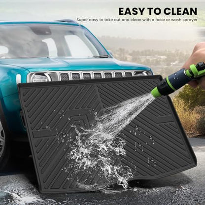 LASFIT Cargo Mat for Jeep Renegade 2015-2023 Upper Position, All Weather TPE Custom Fit Trunk Mat Cargo Liner Trunk Liner, Black - style: Renegade 2015-2023 Cargo Mat