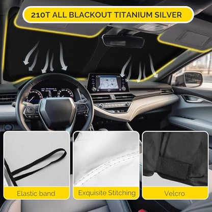 Car Windshield Sun Shade Compatible with 2018 2019 2020 2021 2022 2023 2024 2025 2026 Subaru Crosstrek 2.0i Premium Limited Wagon Accessories Foldable Sunshade Custom Windshield Sun Visor - size: For 2018-2026 Subaru Crosstrek