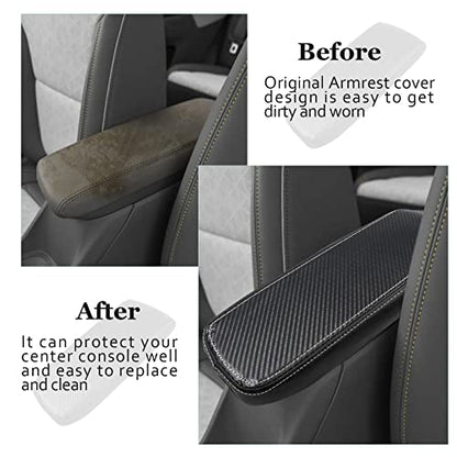 SKTU for 2022 2023 Chevrolet Bolt EUV Center Console Cover 2023 Bolt EUV Armrest Cover 2022 2023 Bolt EUV LT/Premier Console Cover Center Console Soft Cushion for Bolt EUV LT/Premier (White Line) - color: for 2022 2023 Bolt EUV