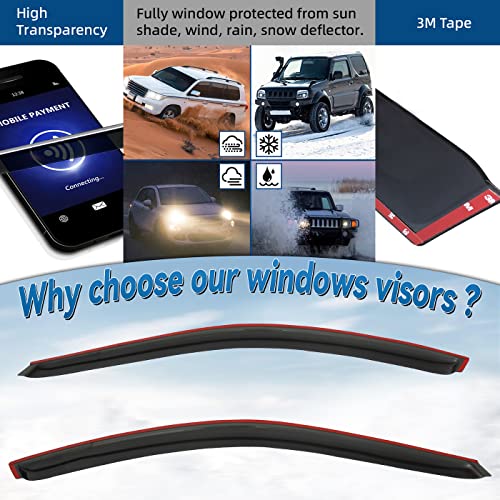 2pcs Front Smoke Tint Sun/Rain Guard Outside Mount Tape-On Vent Window Visors Compatible with 94-01 Integra 2-Door Coupe/Hatchback DC2 - size: for 1994-2001 Acura Integra 2-Door Hatchback