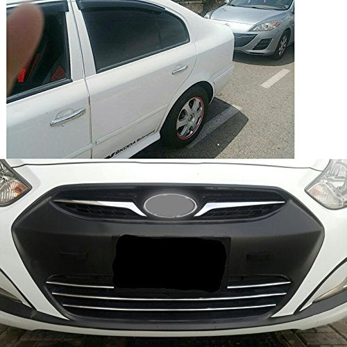 Car Door Trim Edge 5 metres Body Strip Chrome Mold Scratch Guard Protector Air Condition Vent Decoration(5 metres) - size: 5 metres