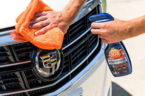 303 Products Speed Detailer - Instantly Shines and Protects - for All Exterior Automotive Surfaces - Cleans Between Washes - UV Protection, 1 Gallon, 4 Pack (30229-4PK) - size: 128 Fl Oz (Pack of 4)