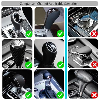 vvag Gear Shift Hoodie, Hoodie Car Gear Shift Cover, Car Shift Knob Hoodie, Automotive Interior Accessories, Universal Fit Knob Cover Gift (Black) - color: Black