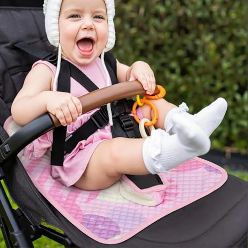 Car Seat Potty Training Protector, Waterproof Car Seat Liner with Anti-Slip Backing, Machine Washable Car Seat Cover for Baby Toddler Carseat, Stroller (Pink, 2PC) - color: Pink