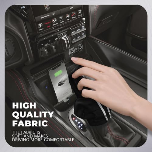Gear Shift Hoodie, Gear Shift Cover, Fashionable Hoodie Automotive Gear Shift Knob Protector, Car Accessories Mini Sweater Gear Shift Knob Cover for Car Gear Shift Levers (Black) - color: Black