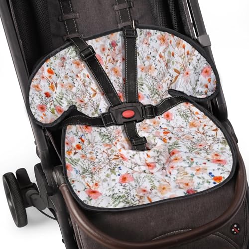 Floral Car Seat Protector Piddle Pad,Waterproof Carseat Covers,Potty Training Anti-Slip Potty Toilet Training Liner for Babies & Toddlers ，Machine Washable