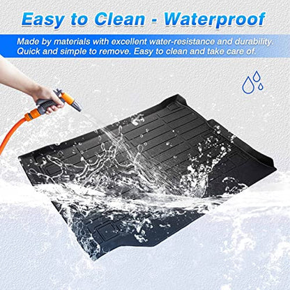 Cartist Cargo Liner Fits for Jeep Wrangler 4XE 2021 2022 2023 2024 2025 2026 (Not for 2 Door and JL Unlimited Models) All Weather Trunk Mat for Wrangler 4XE Accessories TPE Heavy Duty - size: 6)Jeep Wrangler 4XE【2021-2025】