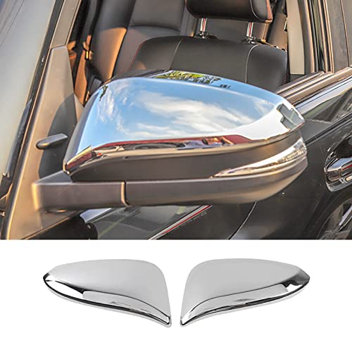 Car Accessories Fit for Toyota 4Runner 2014-2022 2023 2024 Side Door Mirror Cover Cap Decor Trim (Glossy Chrome Style) ABS 2 PCS - color: Glossy Chrome Style