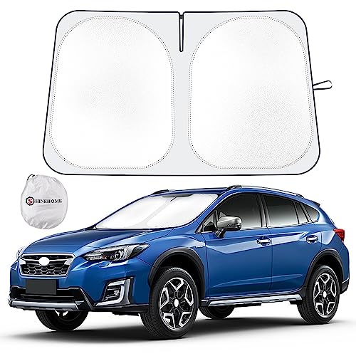 Car Windshield Sun Shade Compatible with 2018 2019 2020 2021 2022 2023 2024 2025 2026 Subaru Crosstrek 2.0i Premium Limited Wagon Accessories Foldable Sunshade Custom Windshield Sun Visor - size: For 2018-2026 Subaru Crosstrek
