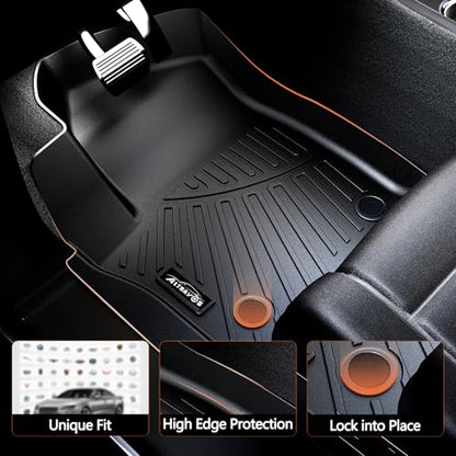 Floor Mats for 2021-2025 2026 Jeep Grand Cherokee L (Only for 7 Seats), 2 Row Bucket Seat TPE Floor Liners & Trunk Mat & 2nd and 3rd Backrest Mat for Grand Cherokee Accessories - size: 2021-2026 Jeep Grand Cherokee L Full Mats-7 Seats