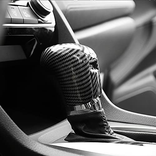 YINGTUU for Honda Civic 2016-2021Accessories Inerior Stickers Gear Shifting Knob Cover Decals Carbon Fiber Pattern - color: Gear Shifting Knob Cover