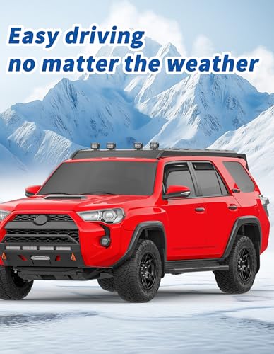 in-Channel Window Rain Guards Fit for Toyota 4Runner 2010-2024 Extra Durable Rain Guard Window Deflectors Window Vent Window Visors Vent Shades Exterior Car Accessories - size: Fit for 2010-2024 Toyota 4Runner