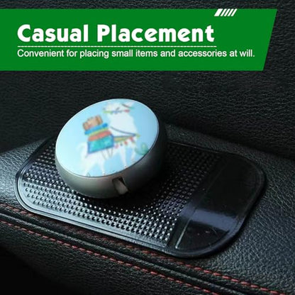 10 PCS Car Dashboard Non Slip Mat, Multifunctional Sticky Dash Pad, Anti-Slide Dash Mat, Universal for Radar Detector, Phone, Keys, Glass, Mirrors, Metal, Coins (Black) - size: 10 PCS