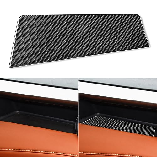 NVCNX Real Premium Carbon Fiber Car Co-Pilot Dashboard Cover Compatible with Toyota RAV4 2013 2014 2015 2016 2017 2018 XLE LE Limited SE Adventure Platinum Hybrid Interior Dash Trim Accessories Black - color: Co-pilot Dashboard Trim
