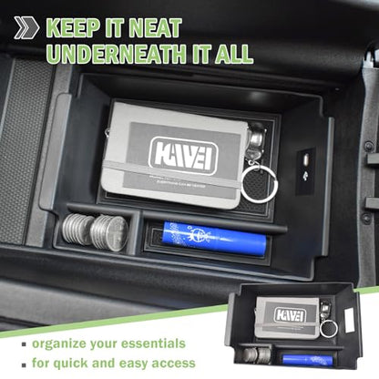 HGWEI Center Console Organizer Compatible with 2020-2026 Mercedes Benz GLE 350 450 580 AMG 53 63S Accessories, GLS 450 580 AMG 63 Armrest Storage Box Insert Tray (Not Fit with Cool Box)