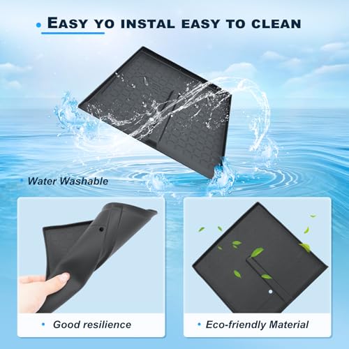 BIXUAN 2026 RAV 4 Wireless Charging Protective Mat for 2026 Toyota RAV 4 Wireless Charger Tray Pad Center Console 2026 RAV 4 Middle Console Interior Accessories - color: Black3