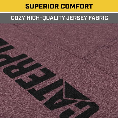 CAT CozyBlend Car Seat Covers, Burgundy Heather - Premium Jersey Fabric Seat Covers for Cars Trucks SUV, Breathable Cotton Car Seat Covers Front Seats Only, Universal Fit Automotive Interior Covers - color: Burgundy