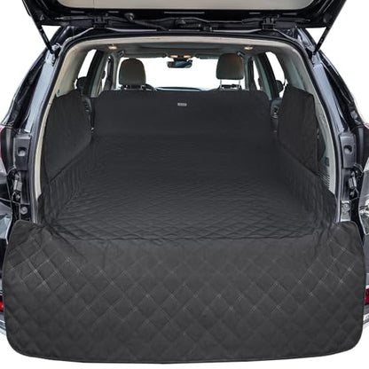 ALLANSING Extra Long SUV Cargo Liner for Dogs - Heavy-Duty 900D Oxford Waterproof Pet Cargo Protector with All-Round Protection & TPU Suction Cups, Fits Full-Size SUVs and Minivans - size: Extra Large (No Zipper)