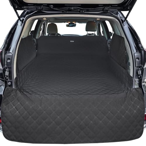 ALLANSING Extra Long SUV Cargo Liner for Dogs - Heavy-Duty 900D Oxford Waterproof Pet Cargo Protector with All-Round Protection & TPU Suction Cups, Fits Full-Size SUVs and Minivans - size: Extra Large (No Zipper)