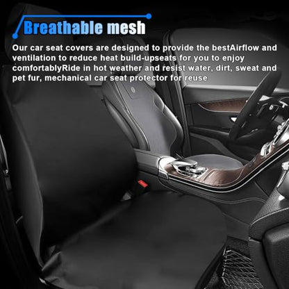 BDZMC Car Seat Cover Protector, Stain Resistant Car Front Seat Covers, Waterproof Car Seat Cover After Gym, Sweat Swimming, Car Seat Towel Covers for Cars, Trucks, SUVs (1PCS) - size: 1PCS