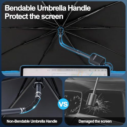 Upgrade Windshield Sun Shade Umbrella, Foldable Car Sun Shade Windshield, Block Sunlight and Heat, Keeping Interior Cool, Protecting Upholstery (Small) - size: Small