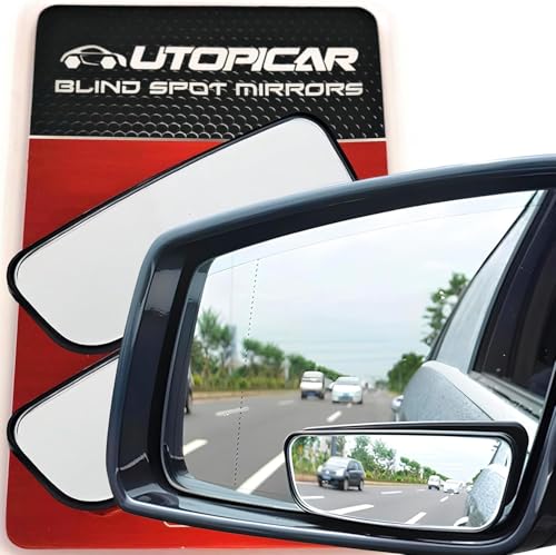 UTOPICAR Blindspot Mirror for Car 3.74"x1.37" - Universal Stick On Side Mirror Blindspot, 2 Pack Auxiliary Convex Mirrors Ideal to Drive Better - color: SUV & Van