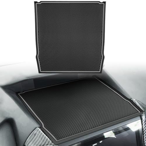 Auovo Dashboard Mats for Subaru Forester Accessories 2019-2024/ Crosstrek 2018-2023 / Impreza 2018-2023 Car Interior Silicone Material Dash Pad Liner (1 pcs Gray Trim Dashboard Mat) - color: Gray, size: 2018+ B Version