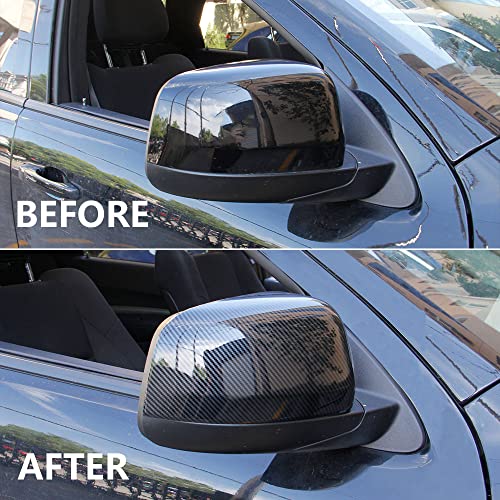 Side Door Mirror Cover Trim For 2011-2022 Dodge Durango
