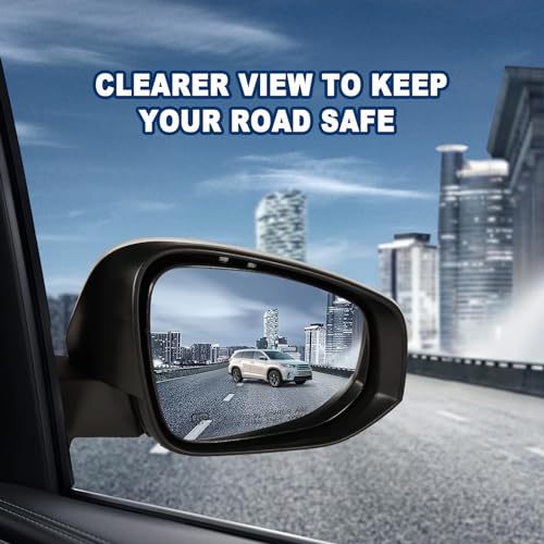 Right Passenger side Mirror Fits 2014-2019 Toyota Highlander With Power Glass, Heated,Turn Signal and Manual Folding,Without Blind Spot Match white Replace 87910-0E140(6Pins) - color: White, size: 6Pins-Right