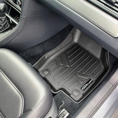 SMARTLINER All Weather Custom Fit 2 Row Floor Mats and Cargo Liner Set Compatible with 2012-2019 Volkswagen Passat (Only Fits Automatic Transmission Models) - color: Volkswagen Passat 2012 - 2019
