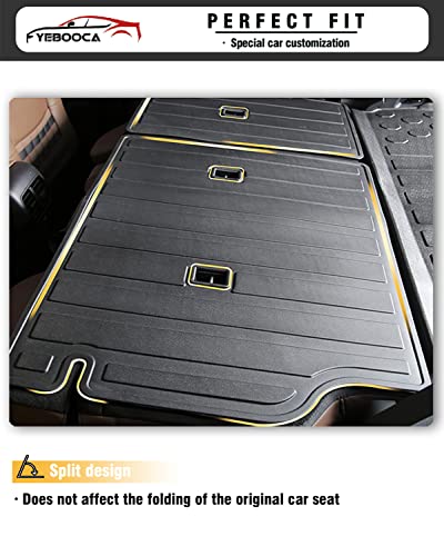 Cargo Liner Compatible with 2021-2025 Bronco Sport Trunk Mat Back Seat Cover Protector (Backrest Mats) - size: For 2021-2025 Ford Bronco Sport(Backrest Mat)