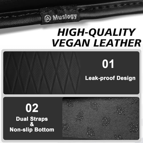 Muslogy Center Console Armrest Cover Compatible with 2026 Toyota RAV4 Accessories Comfort Armrest Pad Arm Rest Cushion Vegan Leather Protector Regular Thick(V2 Diamond Pattern) - size: 26 |RAV4| V2 Diamond Pattern, Regular