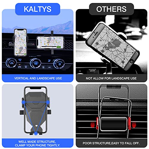 Karltys Car Phone Holder, Air Vent Dash Car Phone Mount Thick Case Friendly, Hands Free Phone Holder for Honda Civic 2022-2025 2026 11th Gen. Interior Accessories - size: 2022-2026 Civic Phone Holder