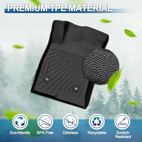 Peleus Floor Mats & Trunk Mat for Chevy Trax/Buick Envista 2024 2025 2026 All Weather TPE Protection Floor Liners Full Set with Cargo Liner for 2024 2025 Chevy Trax Buick Envista Accessories - style: for Chevy Trax/Buick Envista 2024+