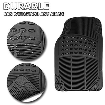 Vaygway Car Mats, All Weather Floor Mats for Cars, Auto Floor Mat, Car Mat Full Set, Automotive Carpet & Cargo Liners, Cars Carpet 4 Pc - style: 4 Piece Car Floor Mat Set