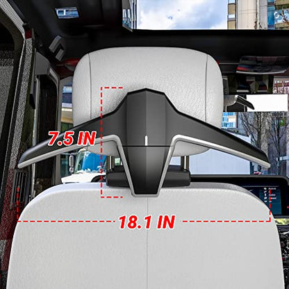 Sandure Car Coat Hanger Headrest Back Car Seat Coat Hanger Multifunctional for Suit Jacket