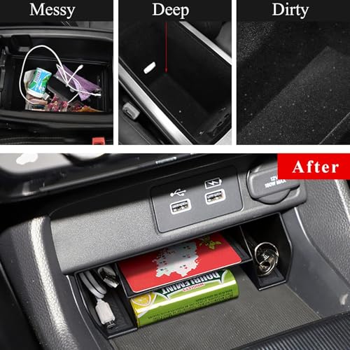 TTCR-II Compatible with 2022-2025 2026 Honda Civic Center Console Storage Box, for Civic Center Console Organizer Insert Tray 11 Gen EX LX Sport Touring - size: Insert Storage Box For Center Console