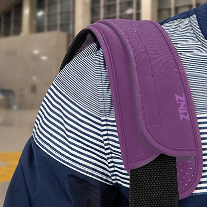 ZINZ Ultra Thick & Breathable Universal Shoulder Pad Cushion for Bag - Long & Comfort - color: Purple