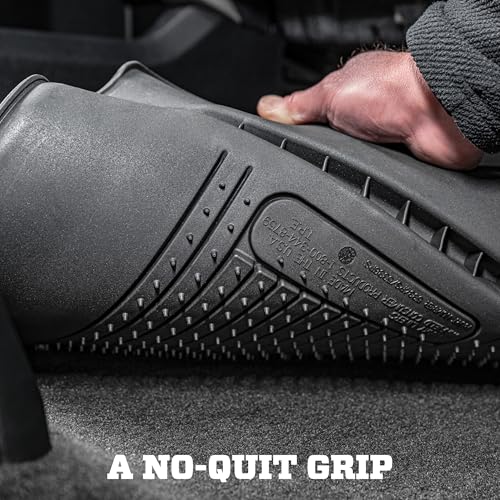 Husky Liners Weatherbeater Floor Mats | Fits 2010-2013 Lexus GX460; 2010-2012 Toyota 4Runner | Front Row, 2-pc Black - 15571 - style: 2010 - 2012 4Runner, 2010 - 2013 GX360 - Front Row
