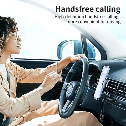 Mcdodo Aux Bluetooth Adapter 5.3 with Built-in Microphone CD Quality 10M Transmission Bluetooth Receiver USB 2.0 to 3.5mm Wireless Car Kit Auxiliary Incoming Calls Hands-Free Instant Car Start Compati