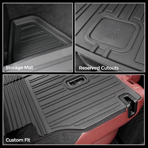 Floor Mats for Mazda CX-5 2017-2025, All Weather Floor Mats Trunk Cargo Liner with Backrest Protectors and Door Sill Guards Accessories, Full Coverage Set